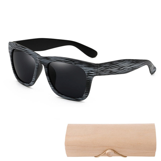 Unisex Wood Sunglasses