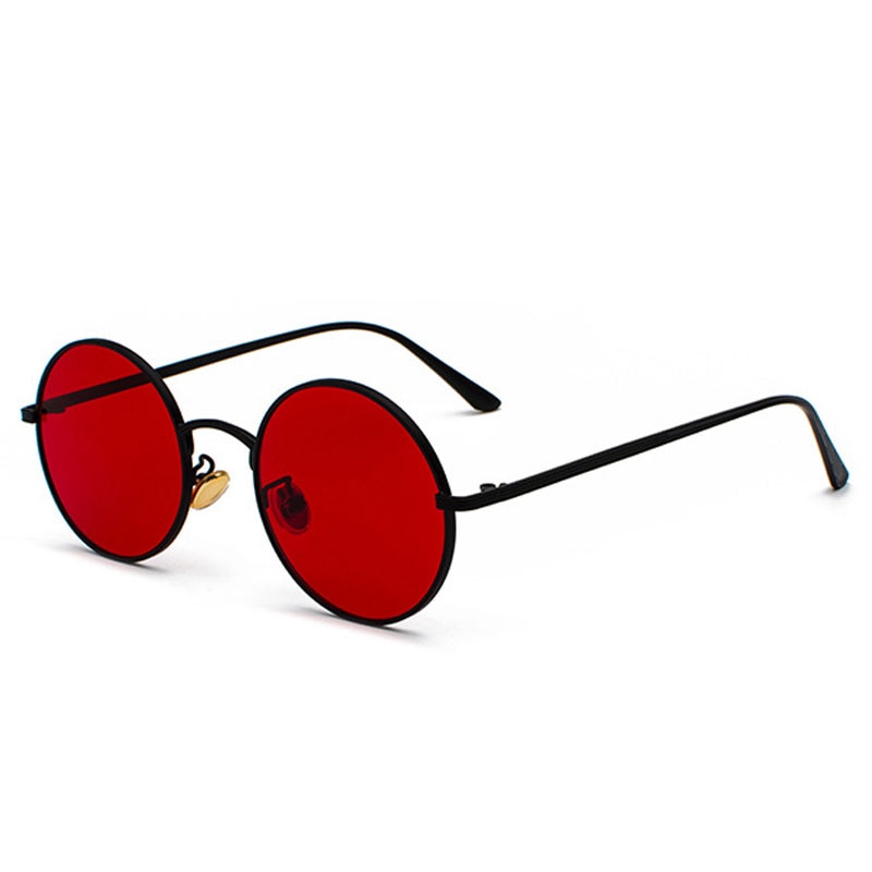 Classic Round Mirror Lens Sunglasses Men