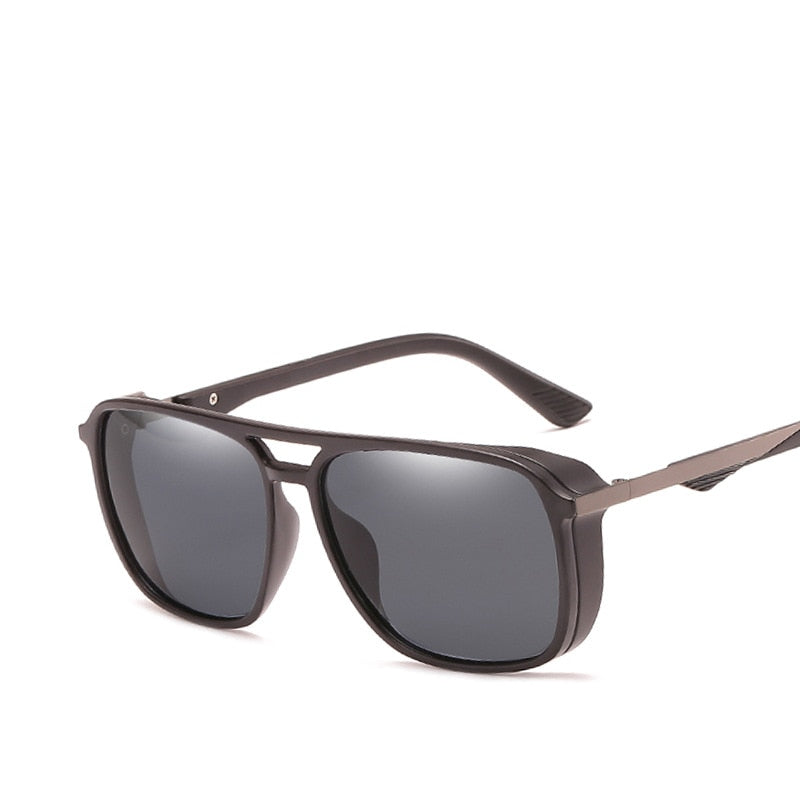 MuseLife Sunglasses Polarized Men Women Vintage Driving Eyewear UV 400 Square Retro Punk Glasses Female Male Windproof Goggle