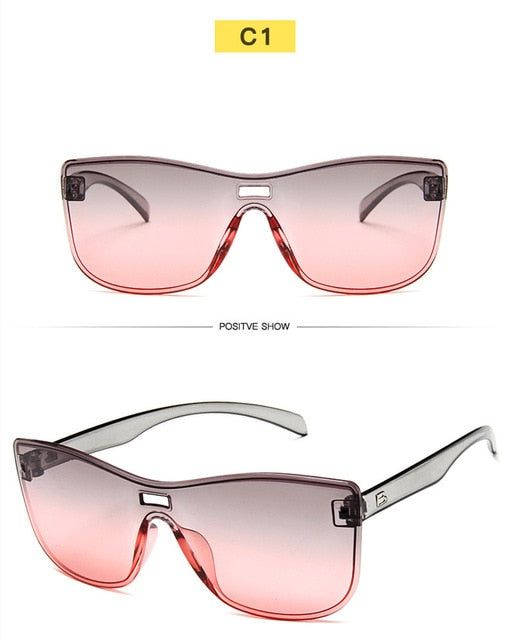 Rimless Sunglasses Women